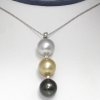 Mia necklace beads Tahiti and Australian Moea Pearls - 2