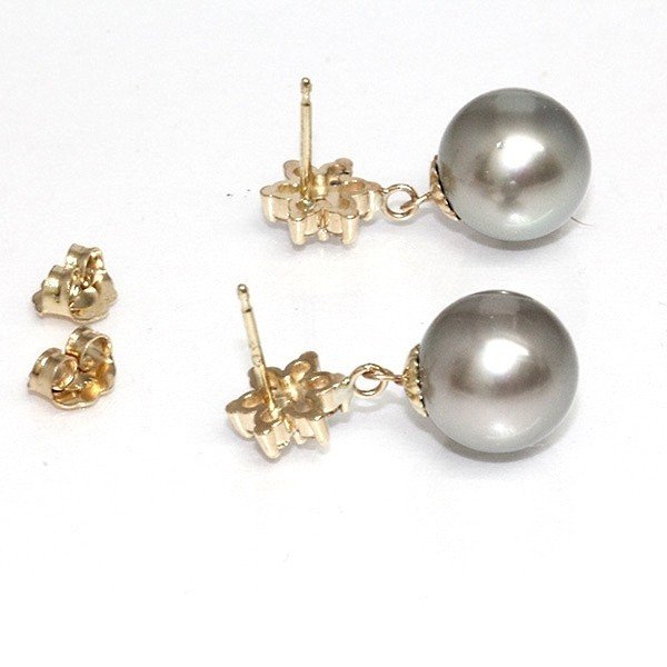 Reva Pearl earrings tahiti Moea Pearls - 2
