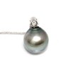 Tuahine gold pendant pearl of Tahiti Moea Pearls - 4