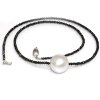 Pearl necklace Australia and black diamonds Moea Pearls - 3