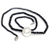 Australian pearl necklace and moea Pearl sapphire - 1