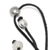 Black leather necklace 13mm Moea Pearls - 4