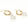 Faanui Moea Pearls Creole Earrings - 2