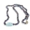 Pearl necklace Akoya and Aquamarine Moea Pearls - 1