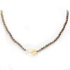 Pearl necklace Akoya and Citrine Moea Pearls - 2