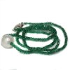 Pearl necklace Australian and emerald Moea Pearls - 3