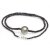 Round tahiti pearl necklace and moea Pearl sapphire - 3