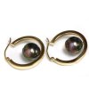 Nina Moea Pearls Creole Earrings - 4