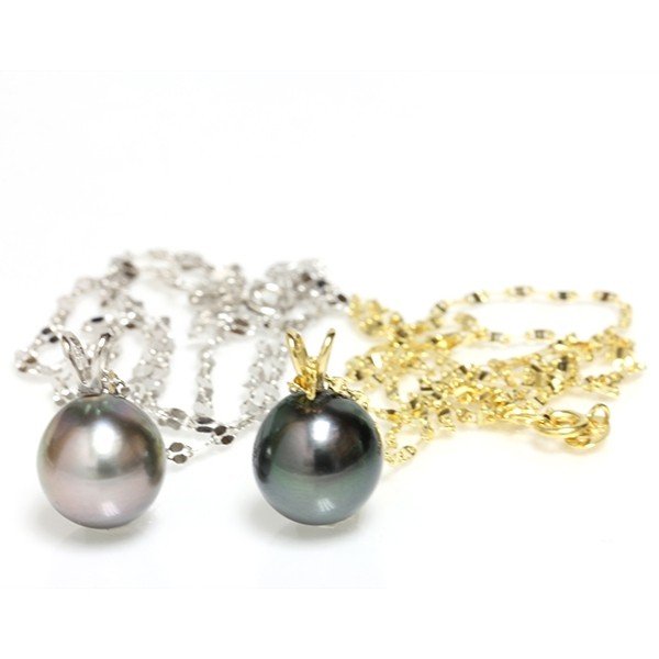 Gold pendant Veta pearl of Tahiti Moea Pearls - 1