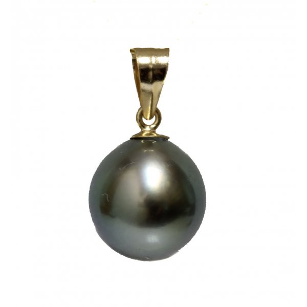 Raiana gold pendant pearl of Tahiti Moea Pearls - 1