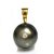Gold pendant Tiare pearl of Tahiti Moea Pearls - 1