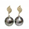 Fa Tahitian Pearl and Diamonds Earrings-1