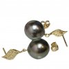 Fa Tahitian Pearl and Diamonds Earrings-2